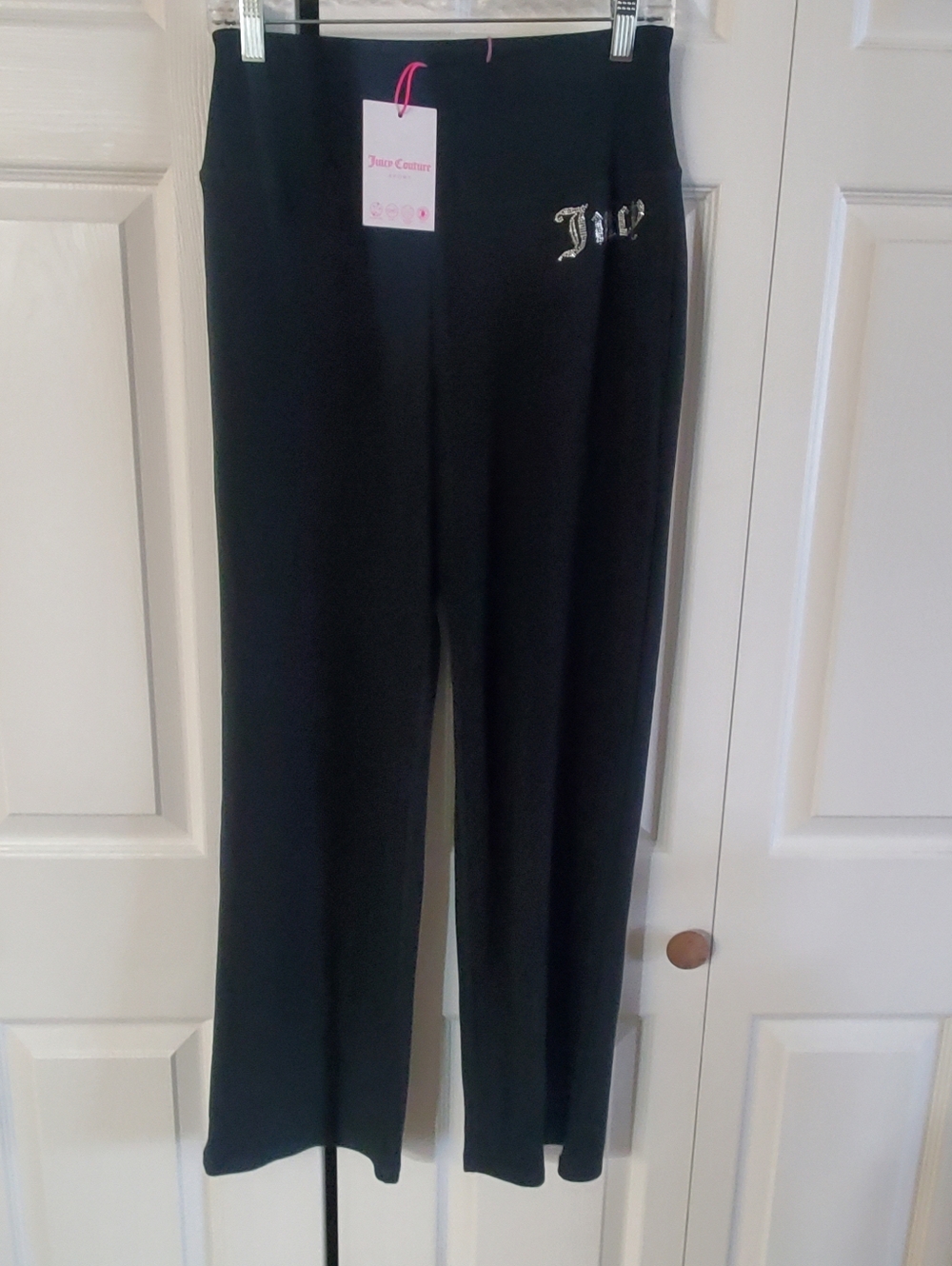 JUICY COUTURE SPORT NWT BLACK MED. TRACKSUIT SET. - Picture 8 of 10
